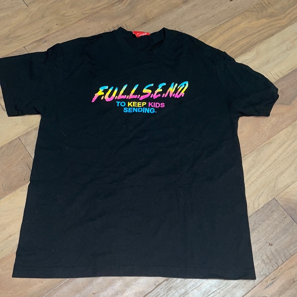 FULL SEND by NELK BOYS large black t shirt